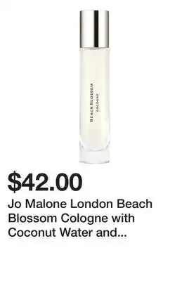 Sephora Jo Malone London Beach Blossom Cologne with Coconut Water and Vanilla Travel Spray offer