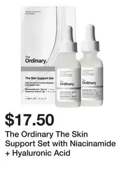 Sephora The Ordinary The Skin Support Set with Niacinamide + Hyaluronic Acid offer