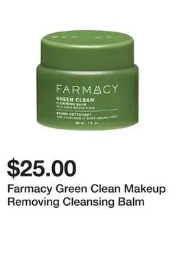 Sephora Farmacy Green Clean Makeup Removing Cleansing Balm offer