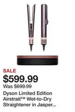 Sephora Dyson Limited Edition Airstrait Wet-to-Dry Straightener in Jasper Plum offer