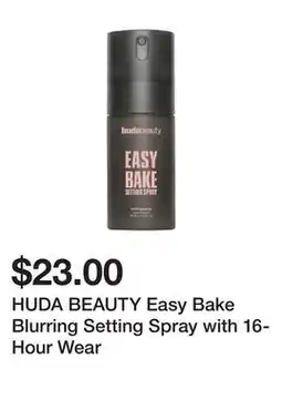 Sephora HUDA BEAUTY Easy Bake Blurring Setting Spray with 16-Hour Wear offer