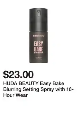 Sephora HUDA BEAUTY Easy Bake Blurring Setting Spray with 16-Hour Wear offer