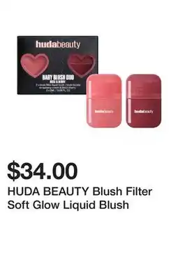 Sephora HUDA BEAUTY Blush Filter Soft Glow Liquid Blush offer