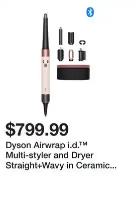 Sephora Dyson Airwrap i.d. Multi-styler and Dryer Straight+Wavy in Ceramic Pink offer