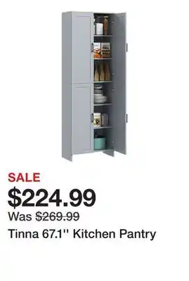 Wayfair Tinna 67.1'' Kitchen Pantry offer