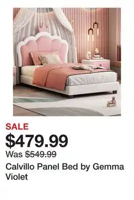 Wayfair Calvillo Panel Bed by Gemma Violet offer