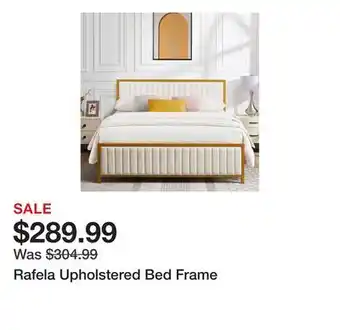 Wayfair Rafela Upholstered Bed Frame offer