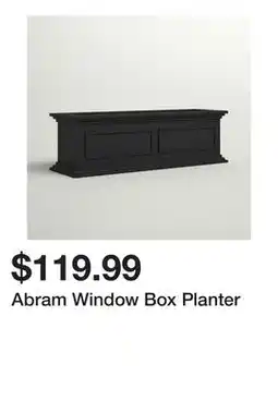 Wayfair Abram Window Box Planter offer