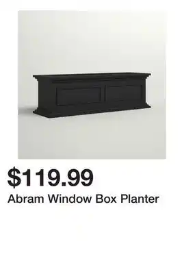 Wayfair Abram Window Box Planter offer