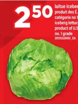 Maxi LAITUE ICEBERG | ICEBERG LETTUCE offer