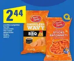 Maxi Yum Yum chips or snacks offer