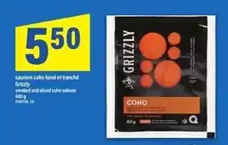 Maxi Grizzly saumon coho fumé et tranché offer