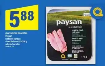 Maxi Paysan charcuteries tranchées offer