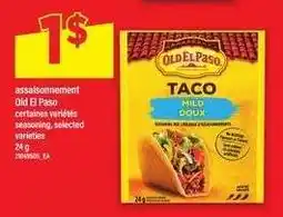Maxi OLD EL PASO TACO SEASONING offer