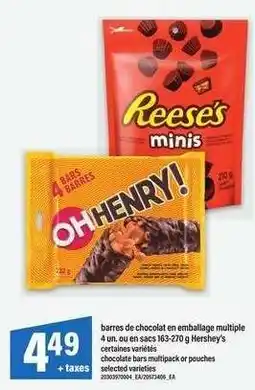 Maxi Reese's Minis & OH HENRY! offer