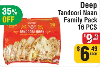 Iqbal Foods Deep Tandoori Naan Family Pack offer