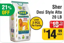 Iqbal Foods Sher Desi Style Atta offer