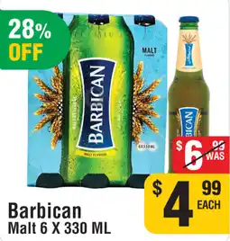 Iqbal Foods Barbican Malt offer