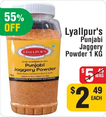 Iqbal Foods Lyallpur's Punjabi Jaggery Powder offer