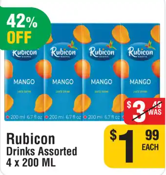 Iqbal Foods Rubicon Drinks Assorted offer
