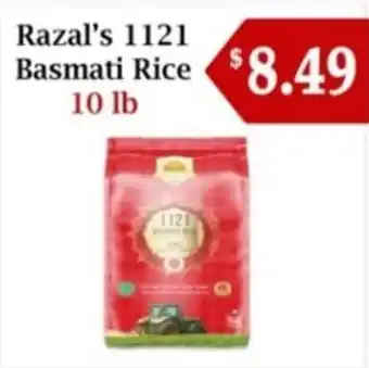 Atiya's Fresh Farm Razal's 1121 Basmati Rice offer