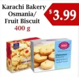 Atiya's Fresh Farm Karachi Bakery Osmania/ Fruit Biscuit offer