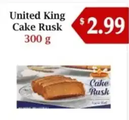 Atiya's Fresh Farm United King Cake Rusk offer