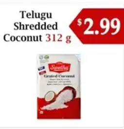 Atiya's Fresh Farm Telugu Shredded Coconut offer