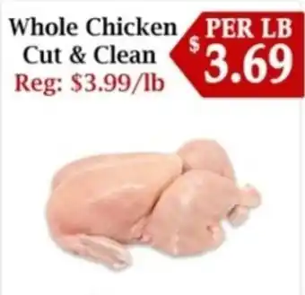 Atiya's Fresh Farm Whole Chicken Cut & Clean offer