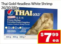Jian Hing Supermarket Thai Gold Headless White Shrimp offer