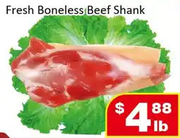 Jian Hing Supermarket Fresh Boneless Beef Shank offer