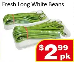 Jian Hing Supermarket Fresh Long White Beans offer