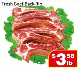 Jian Hing Supermarket Fresh Beef Back Rib offer