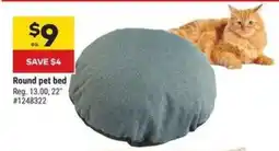Giant Tiger Round pet bed offer