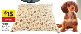 Giant Tiger Pet bed offer