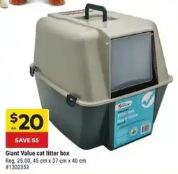 Giant Tiger Giant Value cat litter box offer