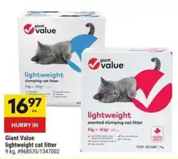 Giant Tiger Giant Value lightweight cat litter offer