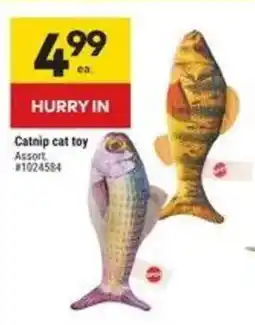 Giant Tiger Catnip cat toy offer