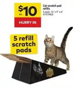 Giant Tiger Cat scratch pad refills offer