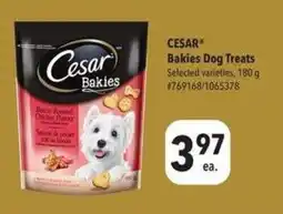 Giant Tiger CESAR Bakies Dog Treats offer