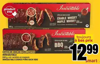 Super C Irrésistible cooked pork back ribs offer