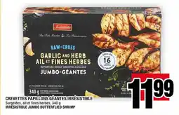 Super C Irresistible jumbo butterflied shrimp offer