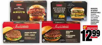Super C Irrésistible frozen beef burgers offer
