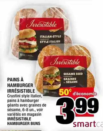 Super C Irresistible hamburger buns offer
