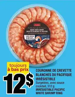 Super C Irrésistible pacific white shrimp ring offer