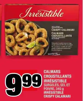Super C Irresistible crispy calamari offer