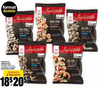 Super C Irresistible shrimp offer