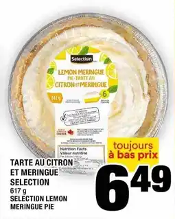 Super C Selection lemon meringue pie offer