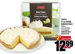 Super C Irrésistible cream pie offer
