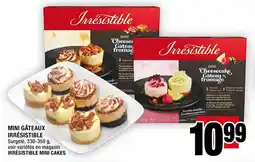 Super C Irrésistible mini cakes offer
